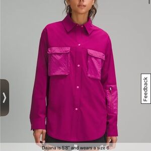 Lulu Lemon WovenAir Hiking Overshirt